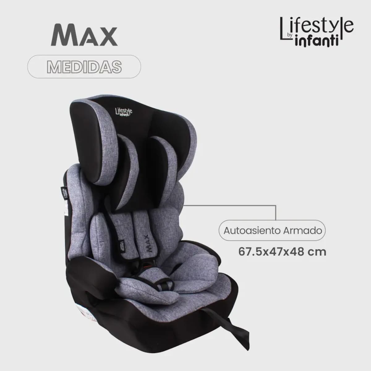 Autoasiento infantil de la línea Lifestyle by Infanti | Mercado Libre