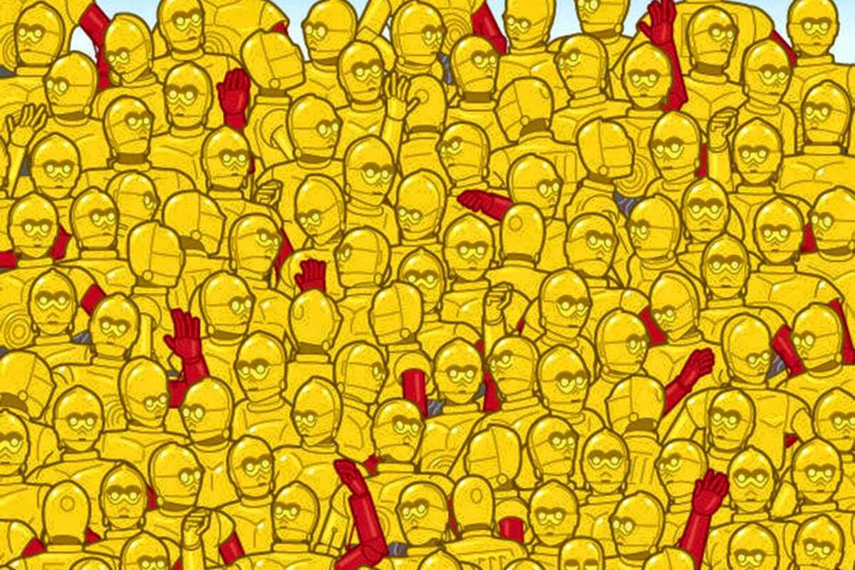 Encuentra el Oscar entre estos C-3PO de 'Star Wars