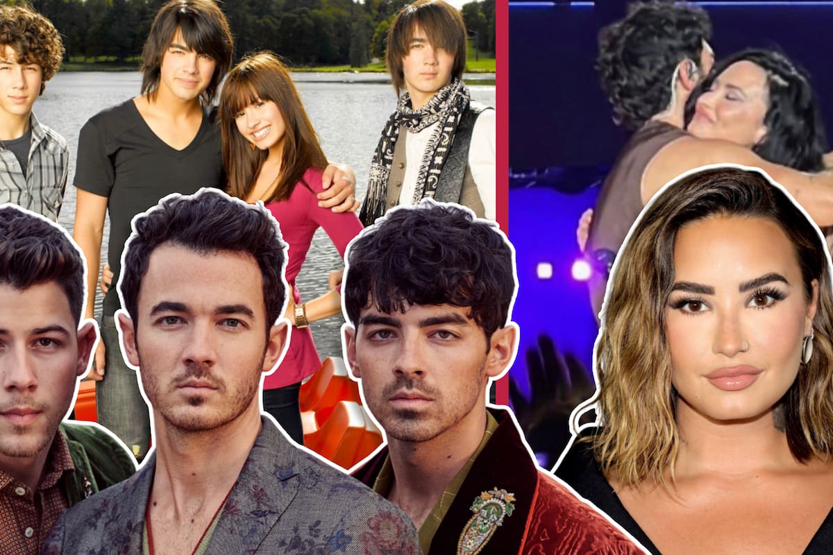 Demi Lovato sorprende al aparecer con los Jonas Brothers en el MetLife Stadium; los rumores de ‘Camp Rock 3’ crecen