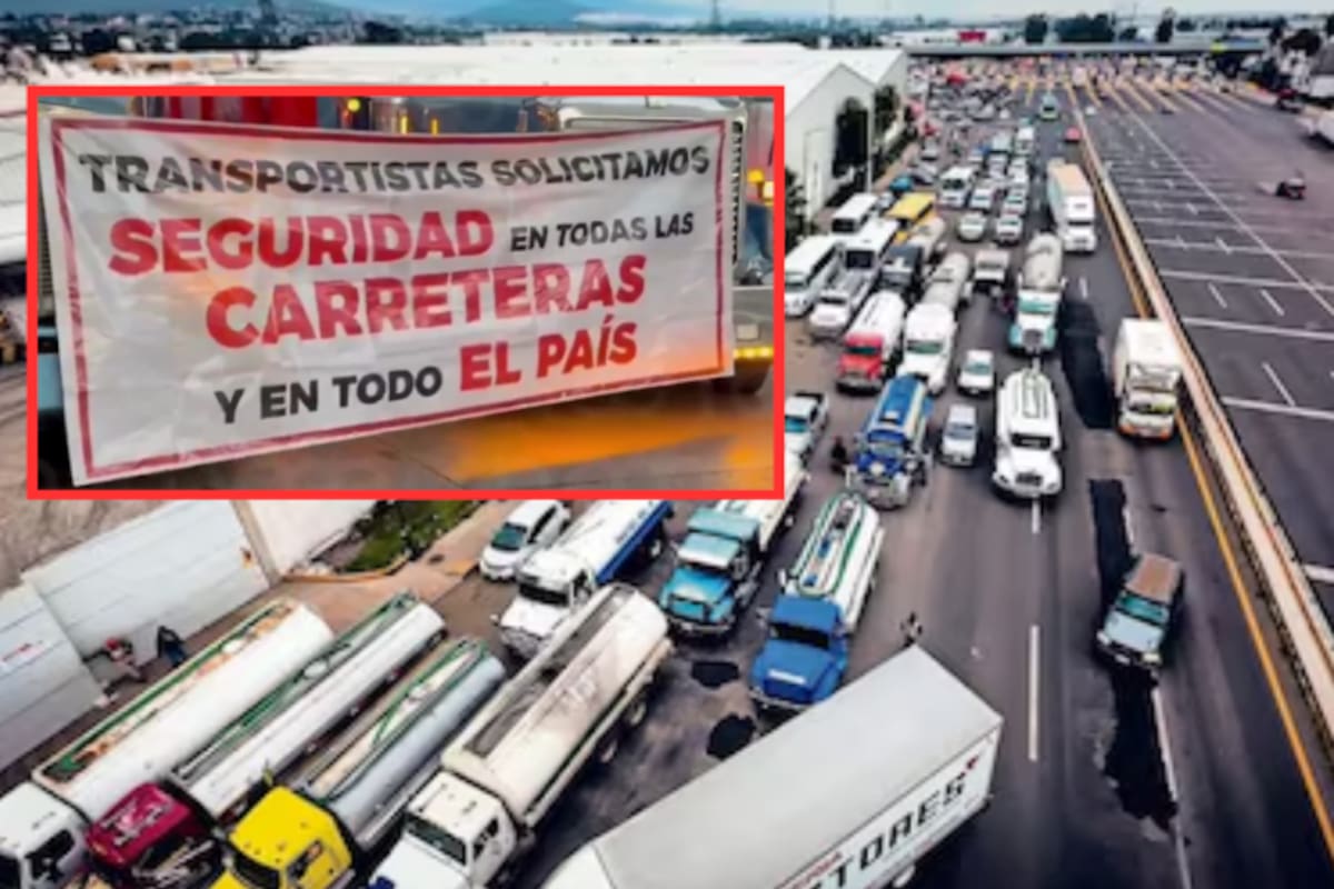 Transportistas denuncian hasta 70 robos diarios y se suman a megabloqueos carreteros junto a campesinos en protesta nacional