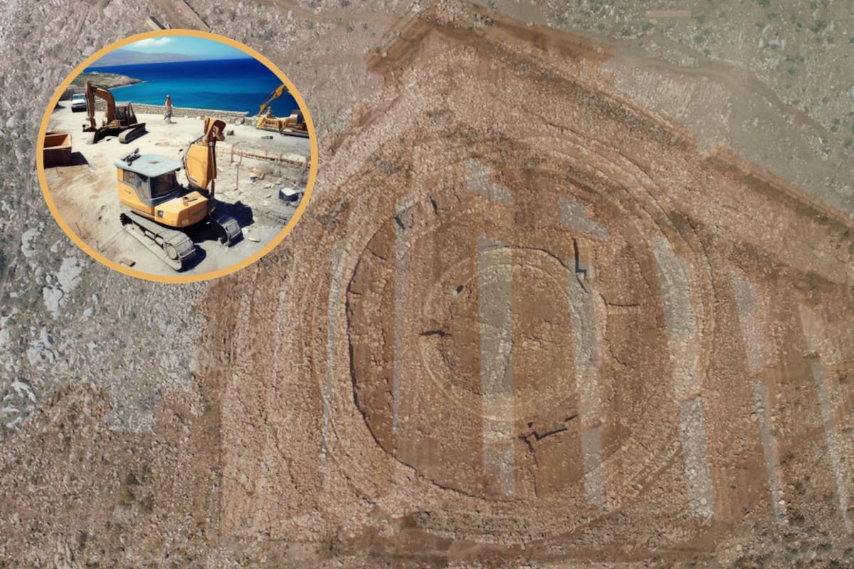 Descubren estructura de 4 mil años durante excavación para la construcción de aeropuerto en Grecia