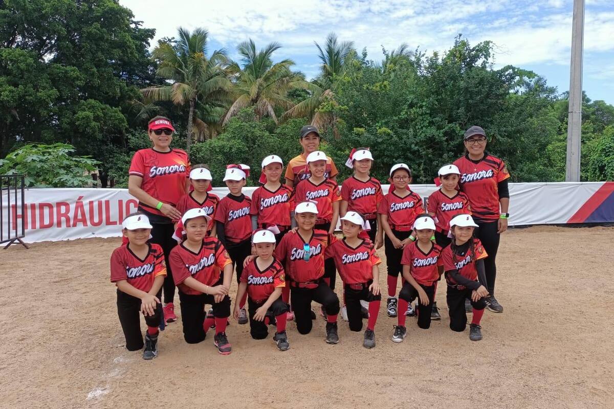 Se presenta Sonora en Nacional de Softbol Infantil Femenil Sub-8