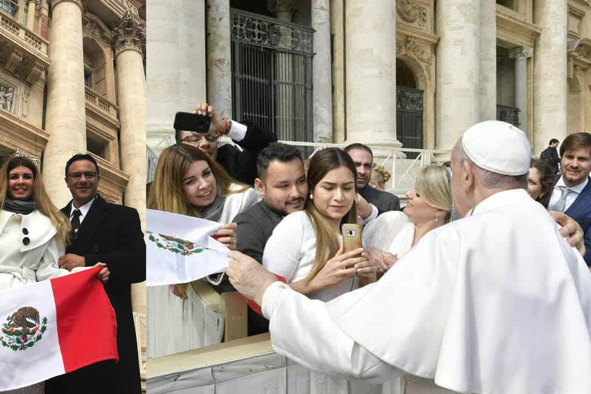 Ella es la navojoense que cumplió su sueño de conocer al Papa Francisco en el Vaticano