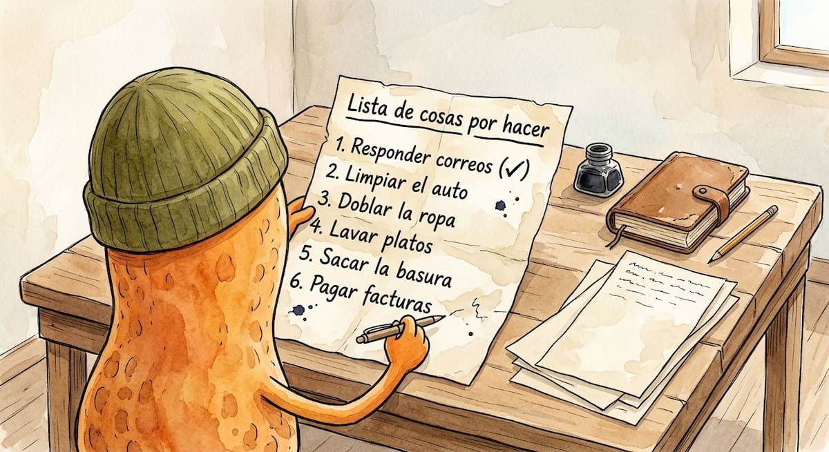 Posponer una tarea no siempre significa desinterés; a veces el verdadero obstáculo es la emoción que provoca. Foto: Generada con IA
