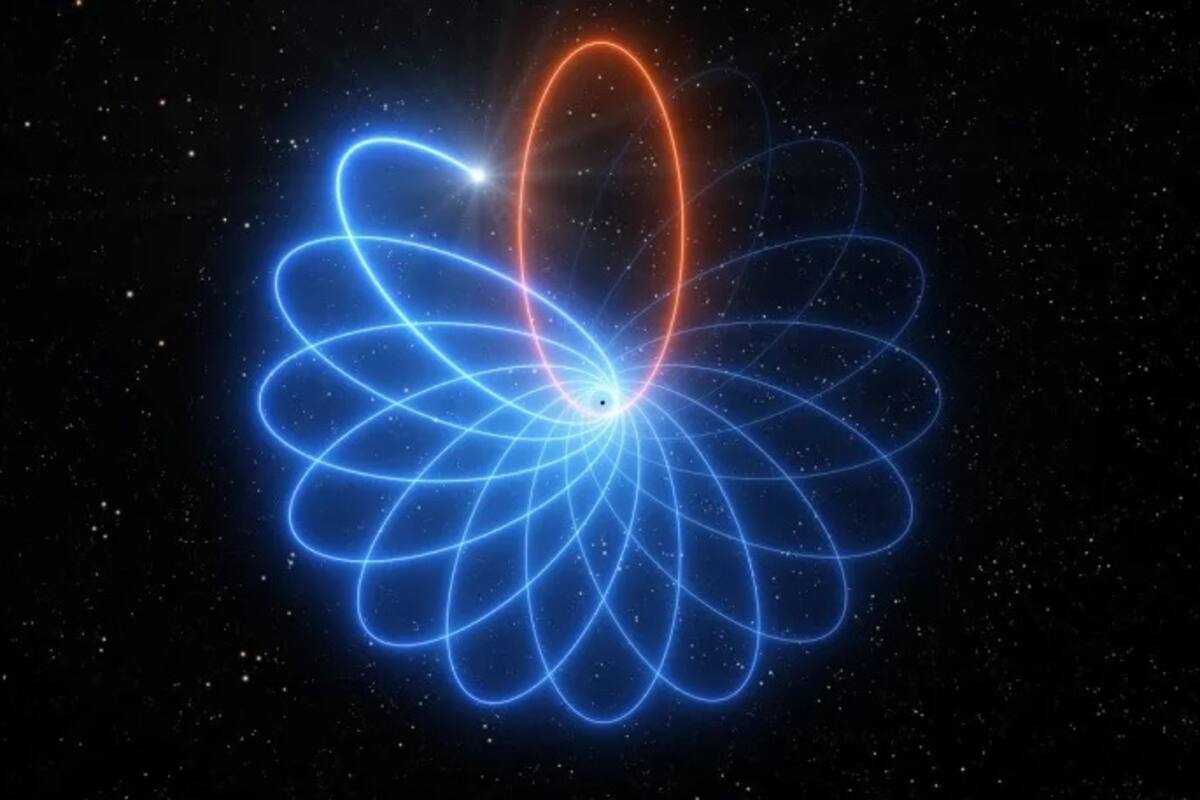 La órbita de esta estrella dibuja una flor