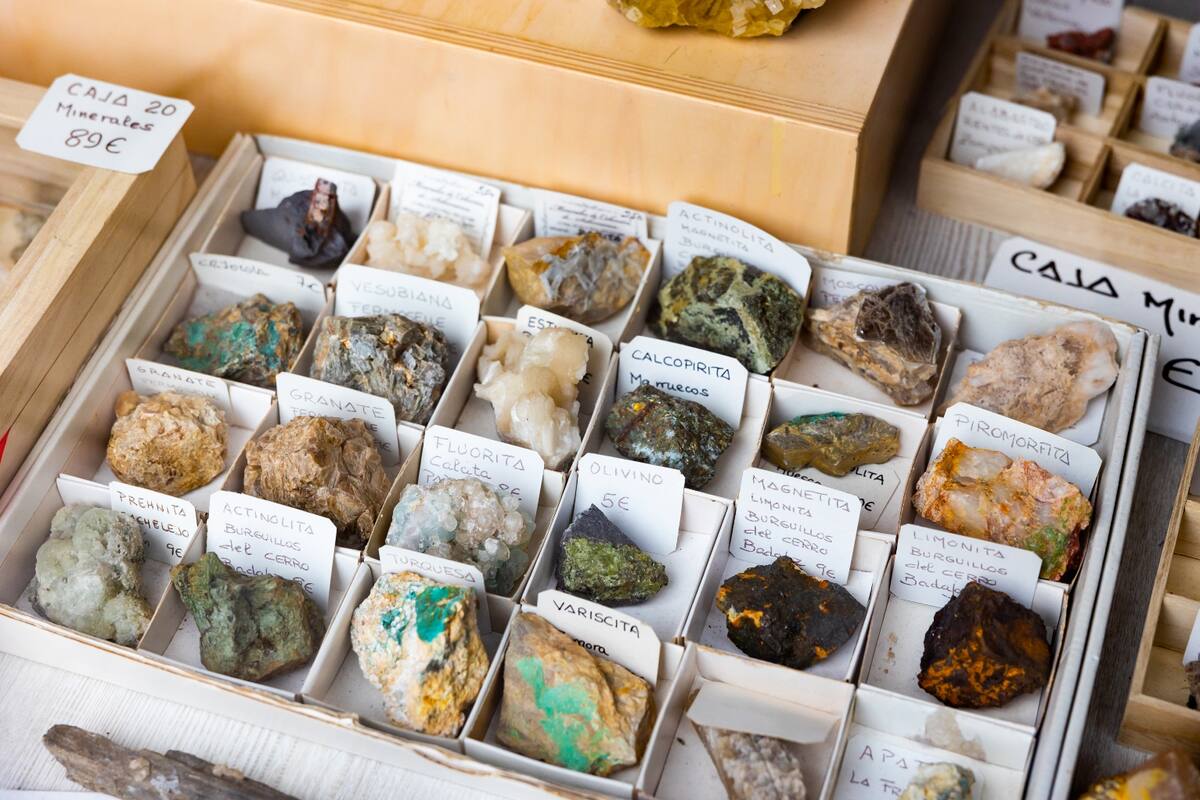 Exhibición de joyas de la tierra