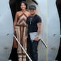 Christian Nodal llegó a Hermosillo junto a Ángela Aguilar días antes de su aniversario, acabando con los rumores de ruptura
