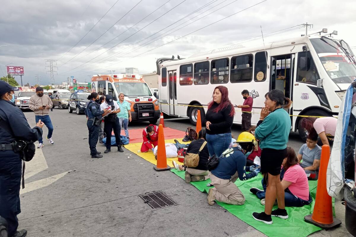 Puebla: Chofer alcoholizado provoca accidente y deja a 9 personas heridas