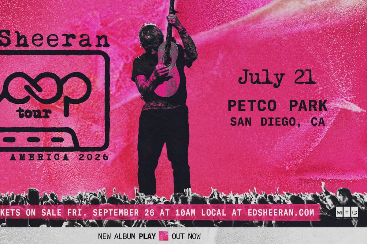 Ed Sheeran traerá su “LOOP Tour” a Petco Park el 21 de julio de 2026