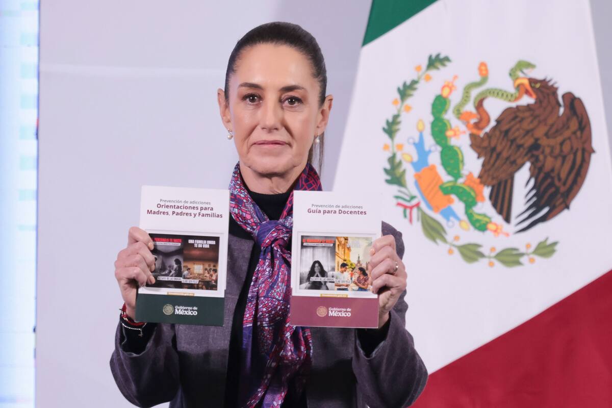 Claudia Sheinbaum inicia campaña contra el fentanilo en México. | Crédito: Presidencia