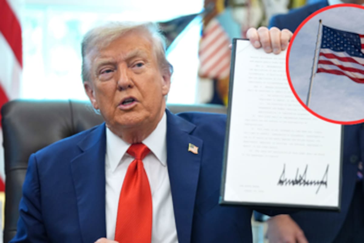 Trump advierte: quienes quemen banderas de EE.UU. serán “detenidos inmediatamente” y enfrentarán un año de cárcel amparado en una orden ejecutiva