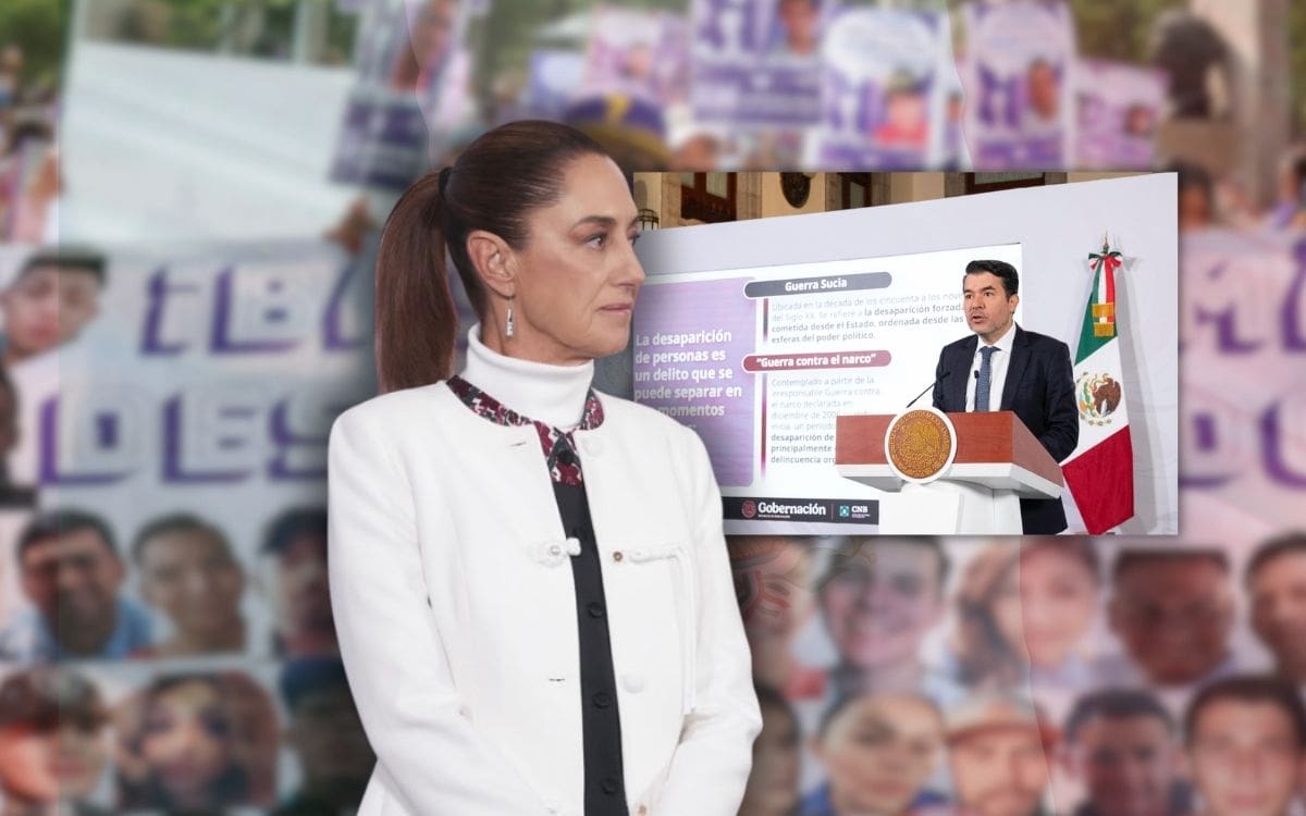 México acumula 132 mil personas desaparecidas y 394 mil registros históricos; Sheinbaum presenta informe con cambios legales, alerta nacional inmediata y coordinación con más de 500 instituciones. | Crédito: Presidencia/REUTERS