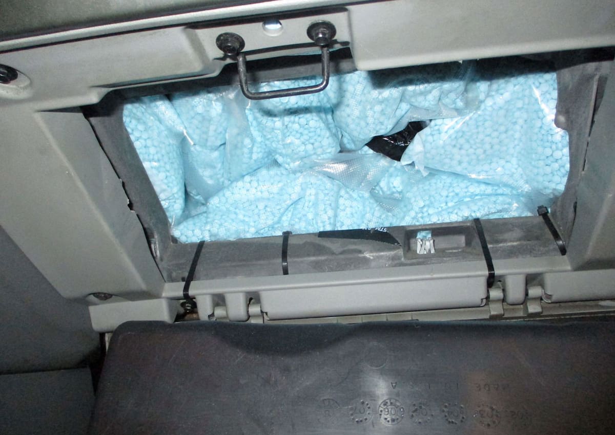 El contenido de los paquetes fue analizado e identificado como fentanilo.