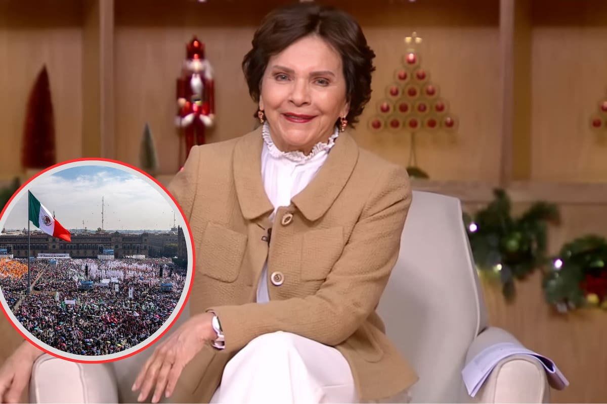 Pati Chapoy se vuelve tendencia tras criticar concentración de la 4T en el Zócalo de CDMX: “El público espontáneamente no va”