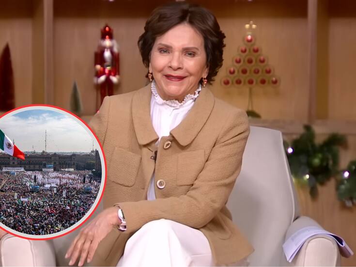 Pati Chapoy se vuelve tendencia tras criticar concentración de la 4T en el Zócalo de CDMX: “El público espontáneamente no va”
