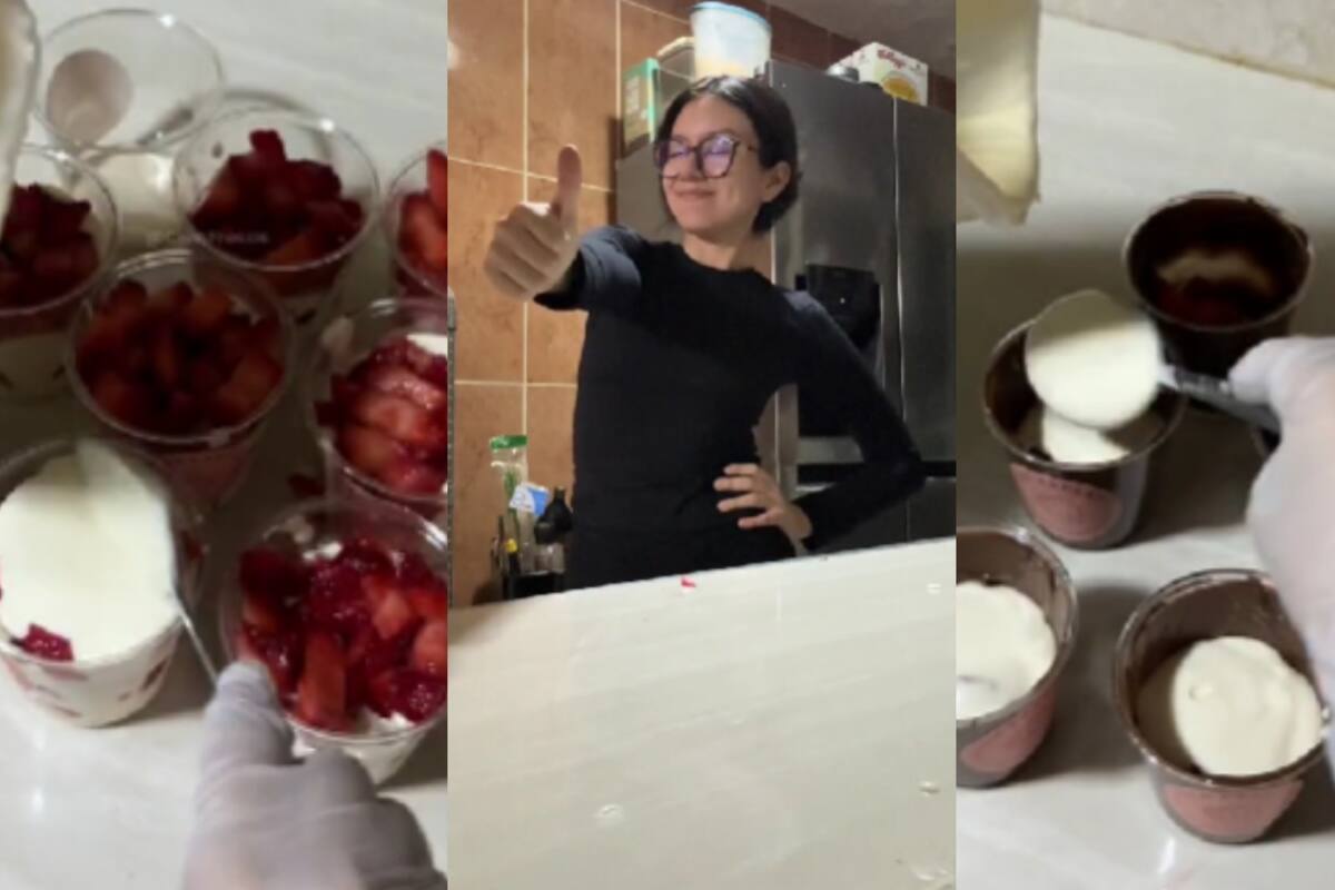 “Yo siempre estoy del lado del consumidor”: joven universitaria se vuelve viral por su emprendimiento de fresas con crema