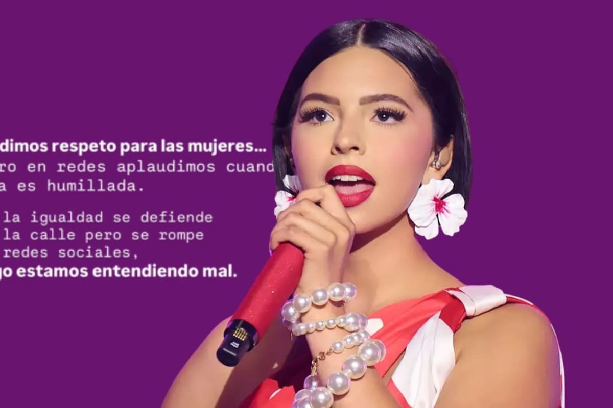 Ángela Aguilar pide respeto para las mujeres tras compartir reflexión en redes en el Día de la Mujer