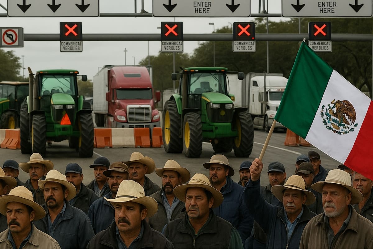 Segob afirma que no hay razón para bloquear puentes fronterizos por la Ley de Aguas y garantiza que no se retirarán concesiones en México