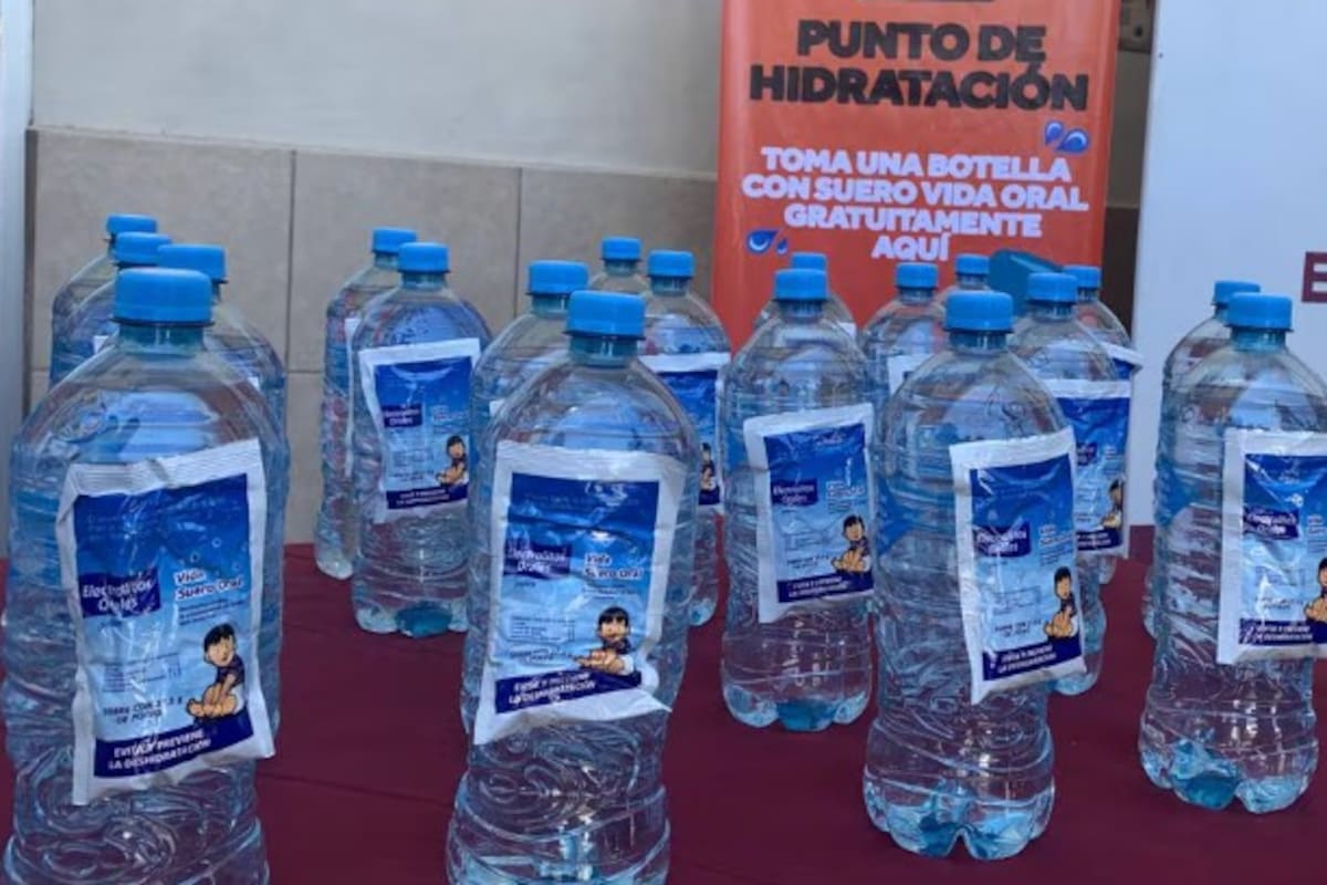 Arranca DIF estatal con puntos fijos de hidratación en Mexicali