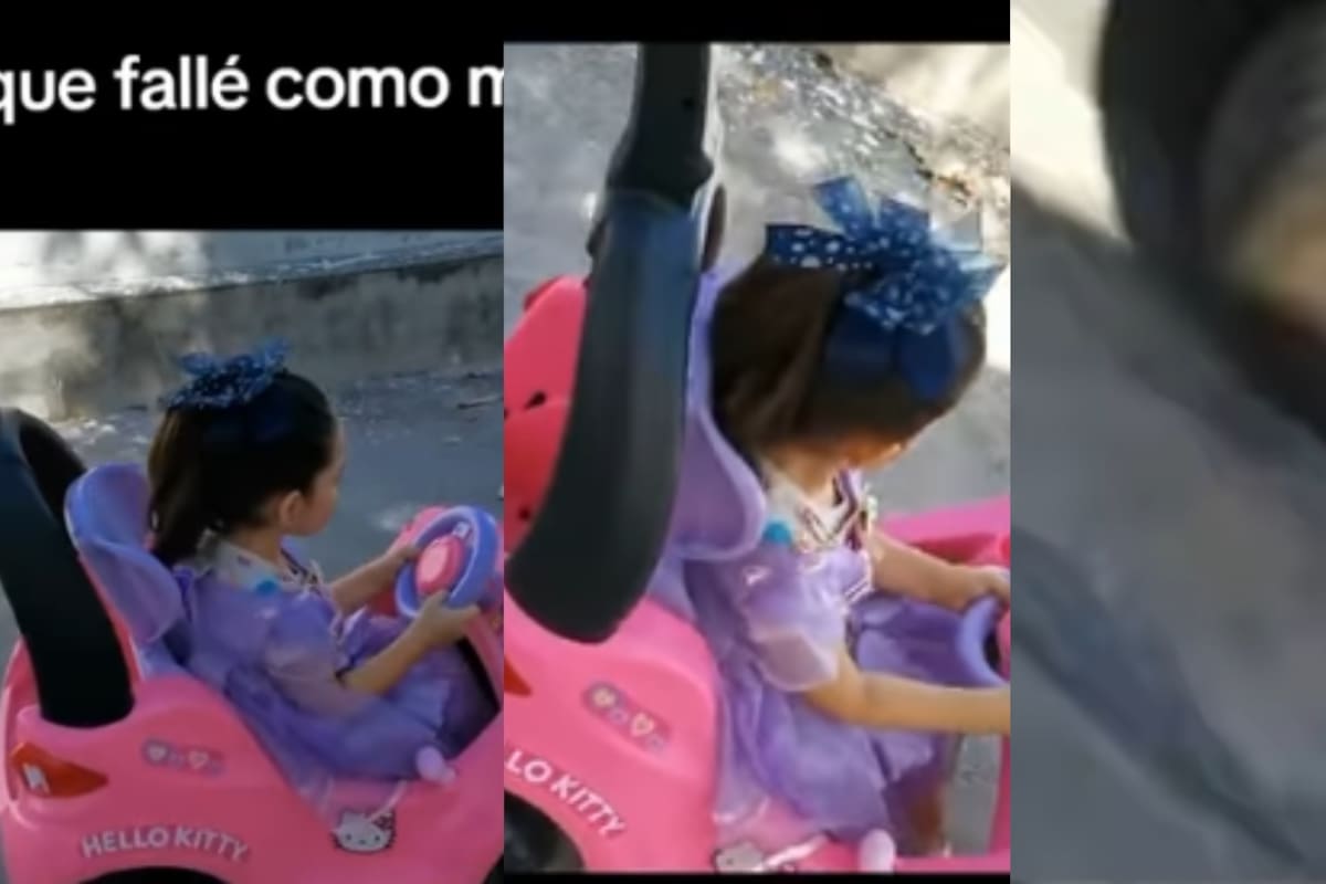 “Fracasaste como madre y camarógrafa”: por ir grabando, una mujer no detiene a su hija mientras juega en su carrito, y la menor casi termina atropellada