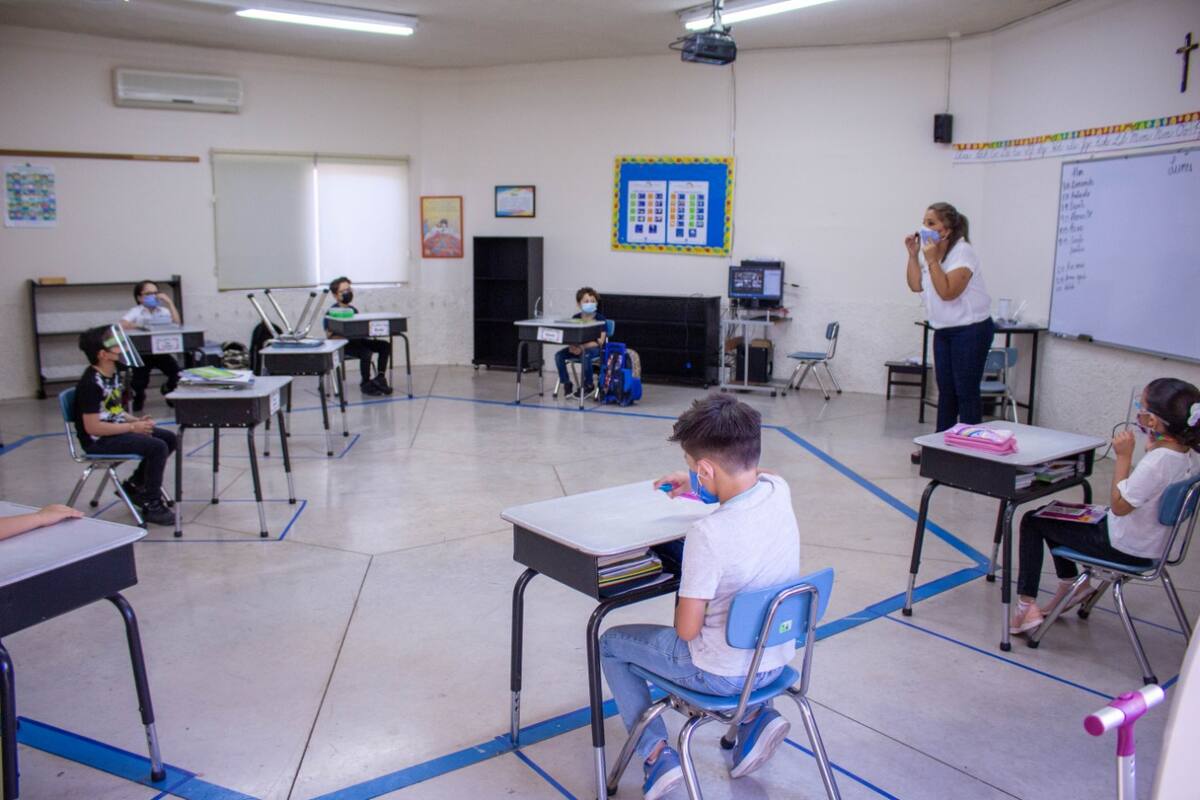 Covid y educación: 6 escuelas en Hermosillo dan clases presenciales a niños