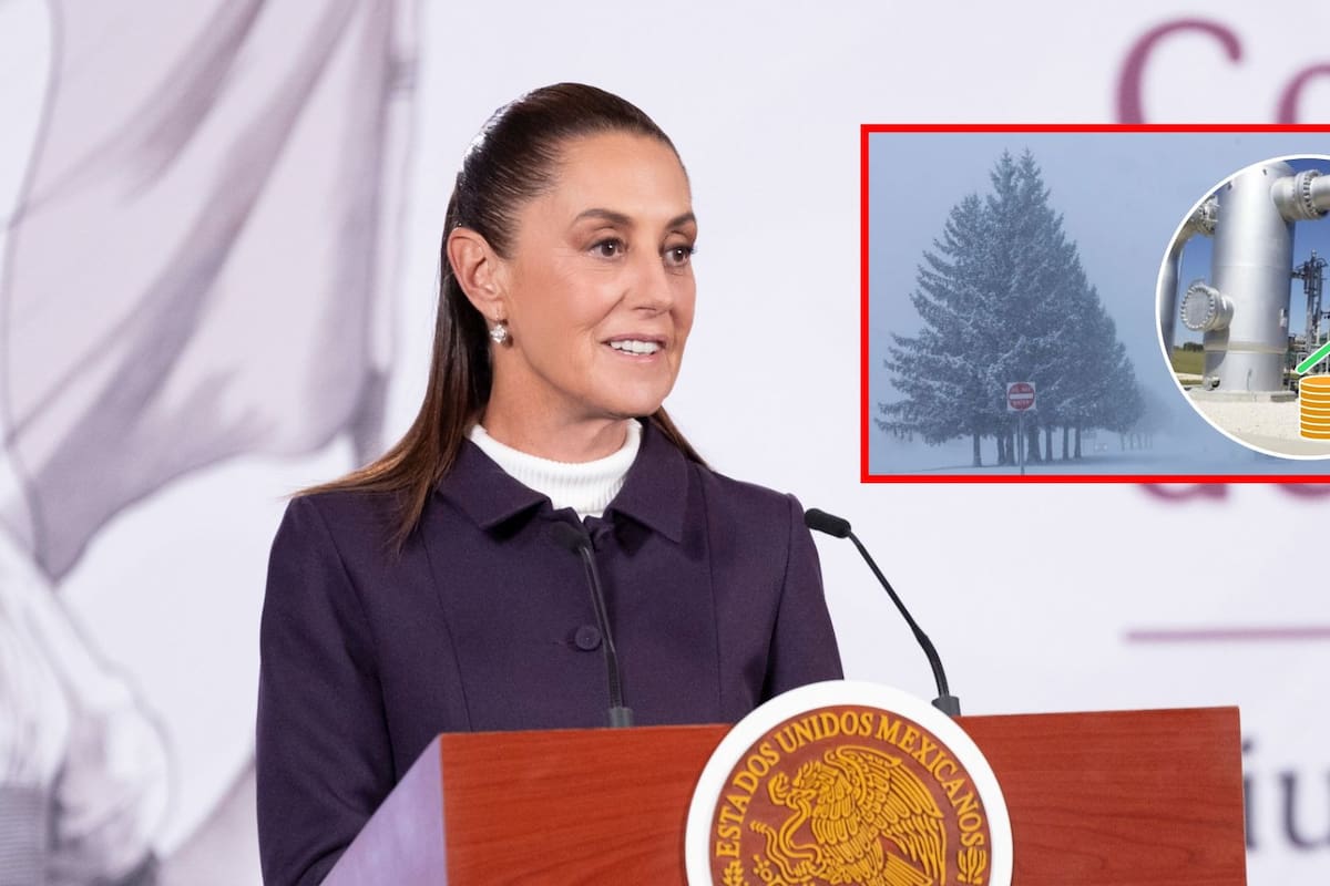 Tormenta invernal podría afectar el suministro de gas natural en México; Sheinbaum reconoce riesgos en la distribución desde Texas
