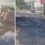 Una fuga de agua lleva más de un mes en la colonia Centro de Hermosillo y los vecinos reportan malos olores y cucarachas