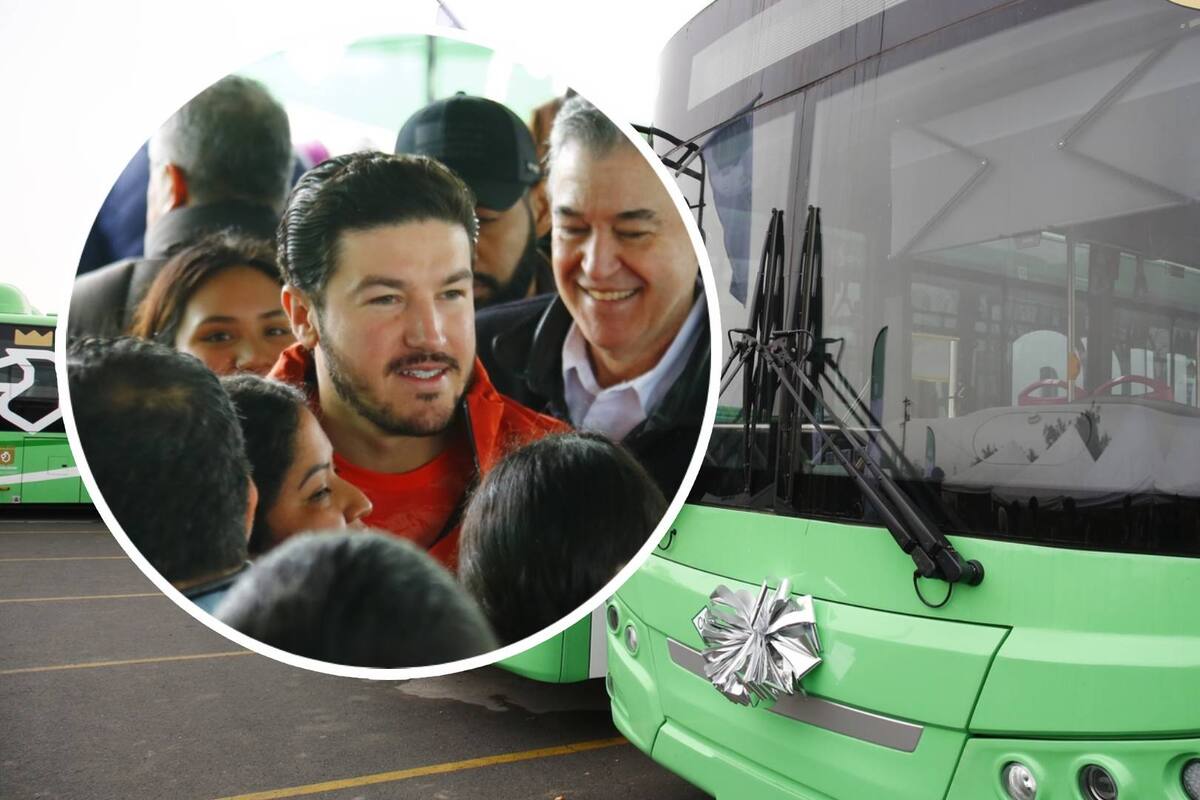 Samuel García acusa al PRIAN de vandalizar camiones nuevos para “sacarlos de circulación”