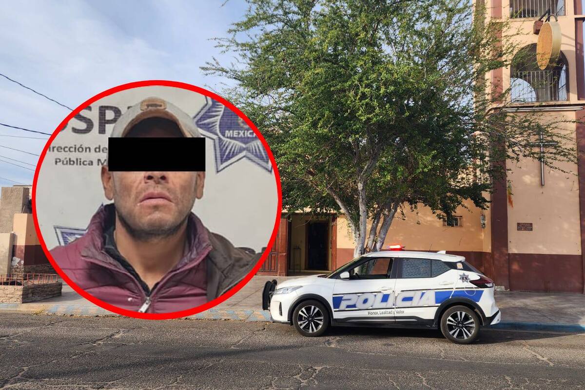Arrestan a hombre por causar daños a iglesia en Prohogar
