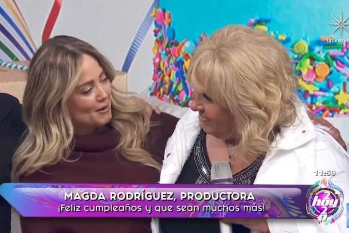 Magda Rodríguez lleva buena relación con Andrea Legarreta