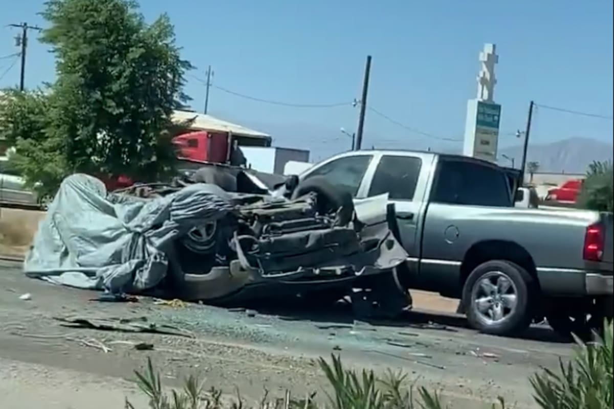 Accidente deja a dos personas sin vida en Calexico