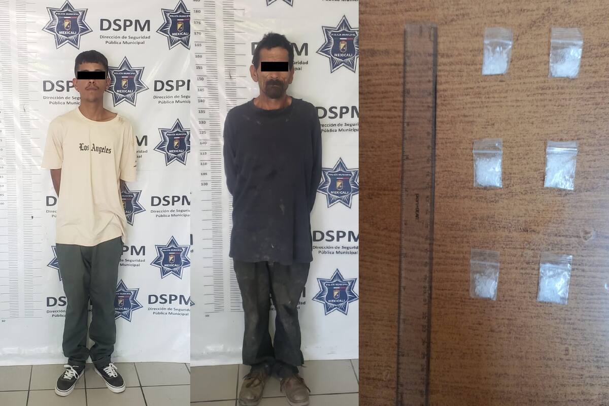 Detenidos dos hombres con metanfetamina
