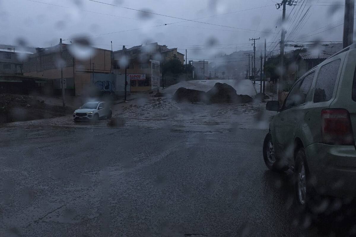 Lluvias en Ensenada: Reportan 36 incidentes en la ciudad