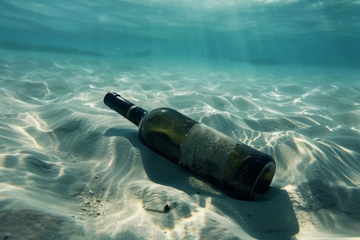 Crianza submarina: vino con sabor a mar