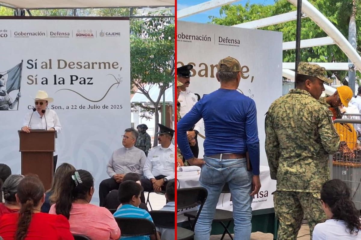 Arranca en Cajeme el programa “Sí al desarme, Sí a la paz”