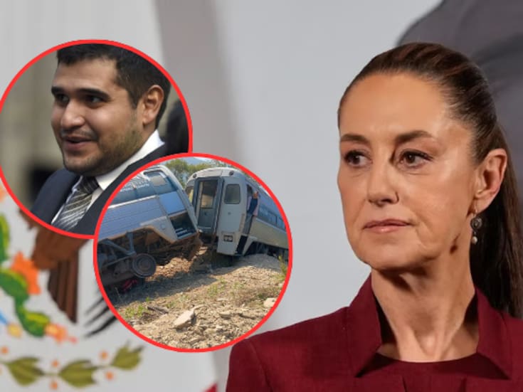 Claudia Sheinbaum no puso veto y aseguró que el hijo de AMLO deberá ser investigado por la Fiscalía por el descarrilamiento del Tren Interoceánico, tras la denuncia y presión del PAN: “Que se investigue todo, sí, aquí no se cubre a nadie… pero no necesitaban hacer una denuncia”