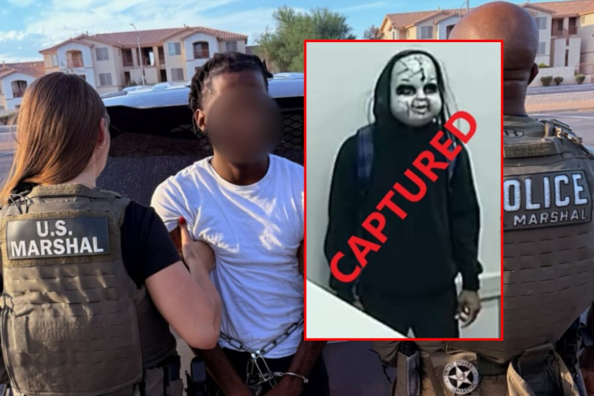 Hombre con máscara estilo ‘Chucky’ persiguió y amenazó a peatones en Filadelfia, huyó de Pensilvania y fue detenido en Las Vegas