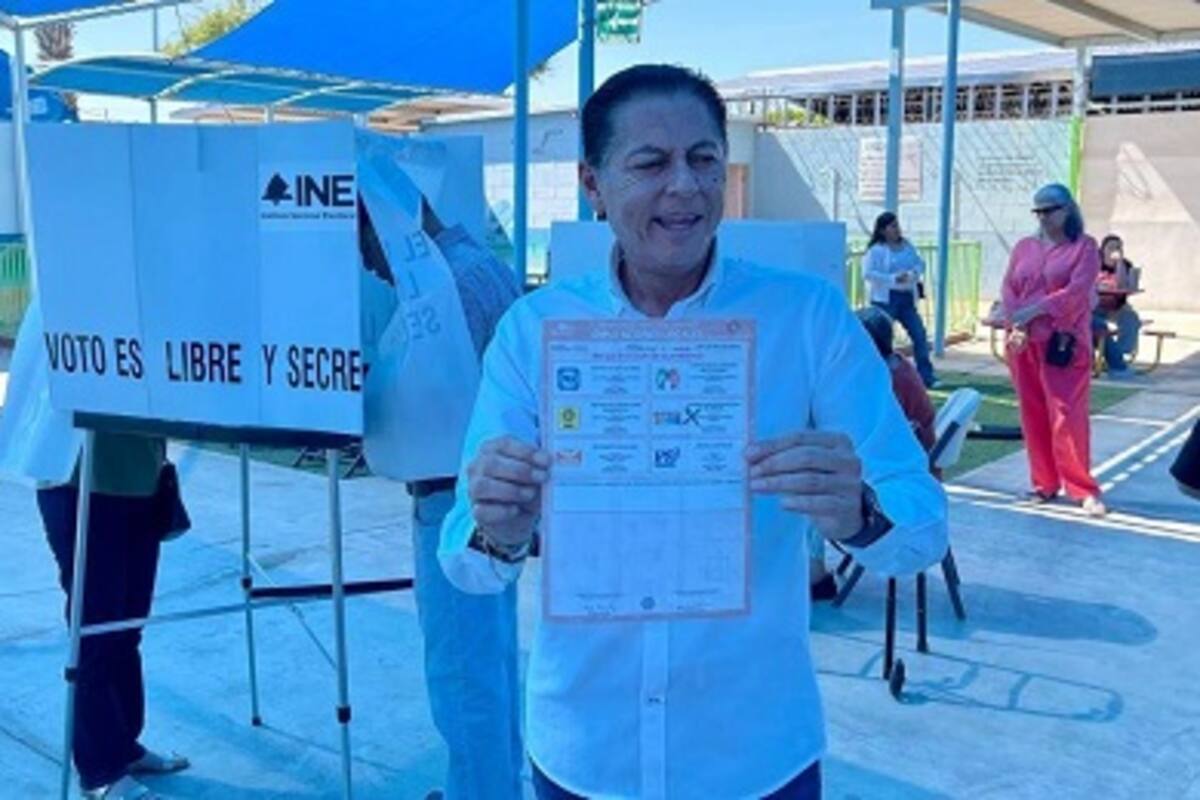 Vota candidato de Morena a la presidencia