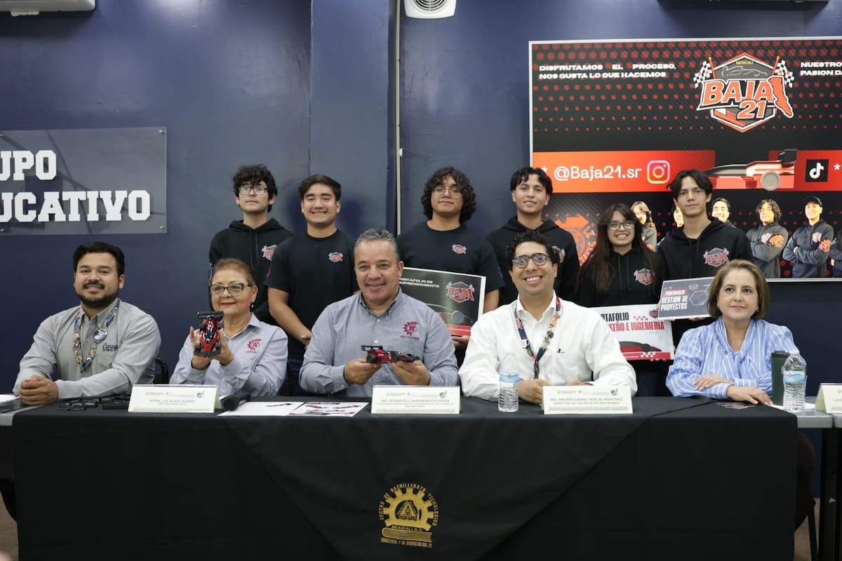 Estudiantes de CBTIS 21 representarán a BC en F1 STEM Racing 2026