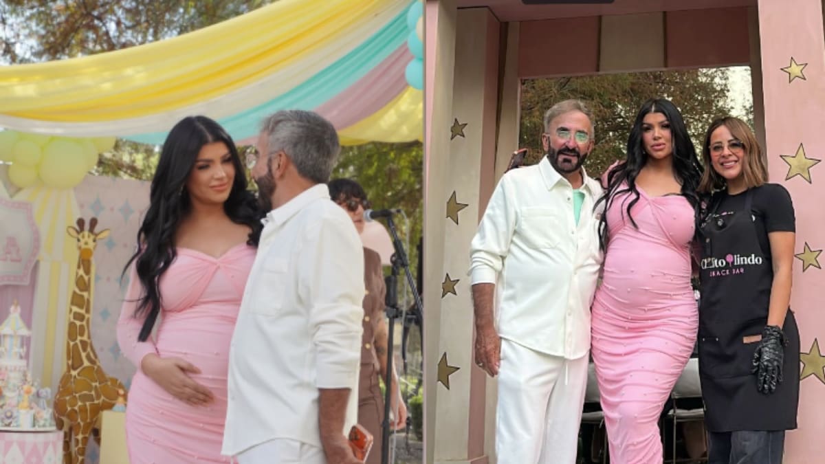 Hijos de Vicente Fernández Jr. no fueron al baby shower de Mariana González: así fue la fiesta (FOTOS)