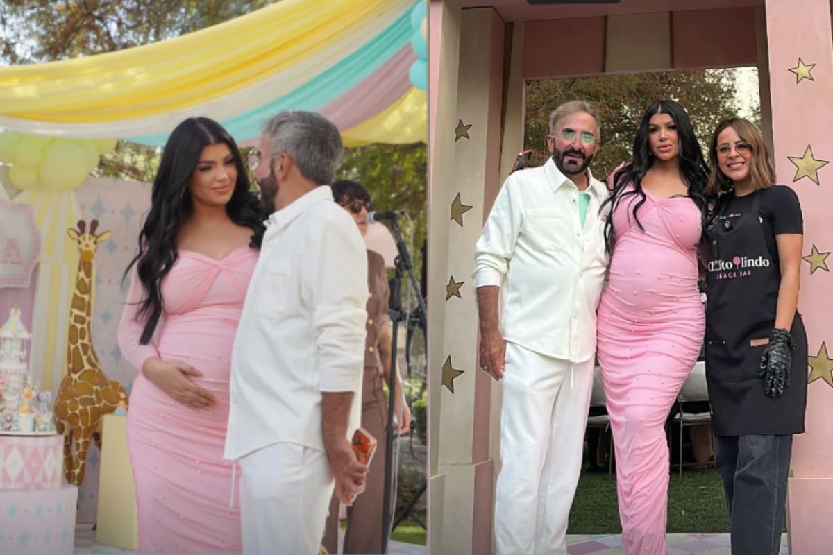 Hijos de Vicente Fernández Jr. no fueron al baby shower de Mariana González: así fue la fiesta (FOTOS)