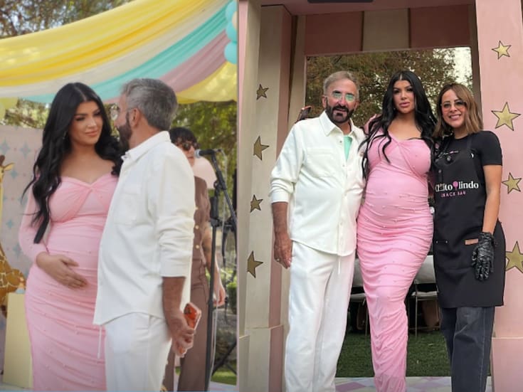 Hijos de Vicente Fernández Jr. no fueron al baby shower de Mariana González: así fue la fiesta (FOTOS)