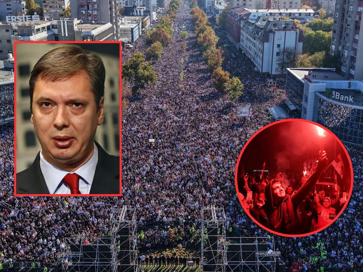 Por qué las protestas en Serbia no se detienen: corrupción, 400 mil firmas y la negativa a adelantar elecciones