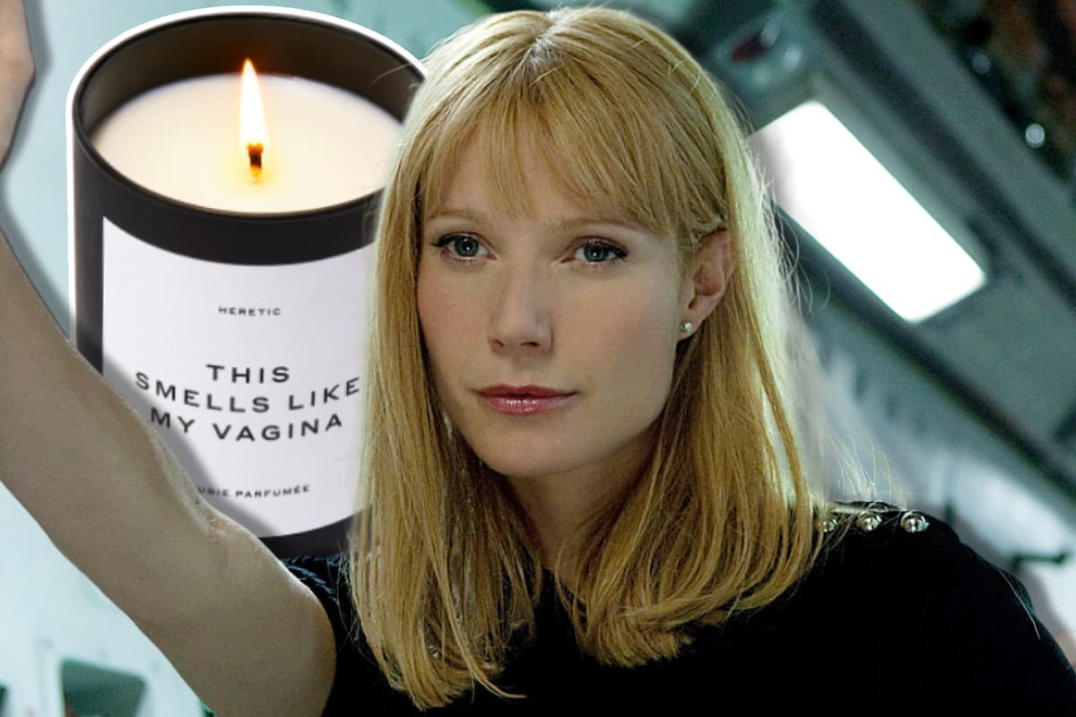 Gwyneth Paltrow revela de donde surgió la idea de lanzar una vela con olor a vagina