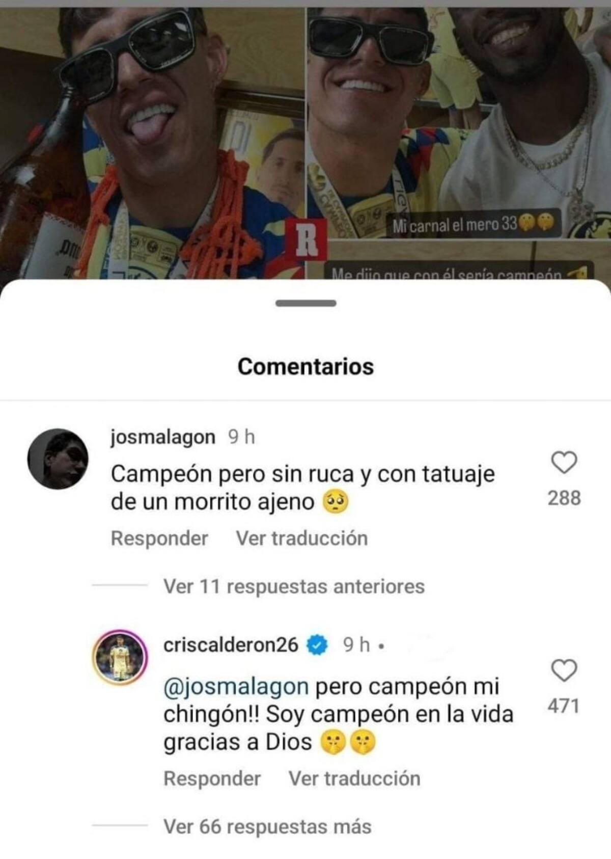 Christian Calderón responde a críticas por tatuaje tras campeonato con América.