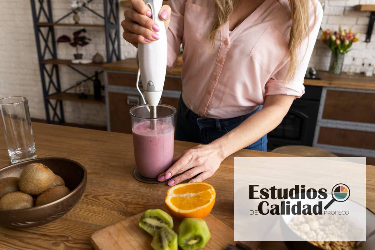 Éstas son las mejores licuadoras de inmersión y las más baratas, según Profeco