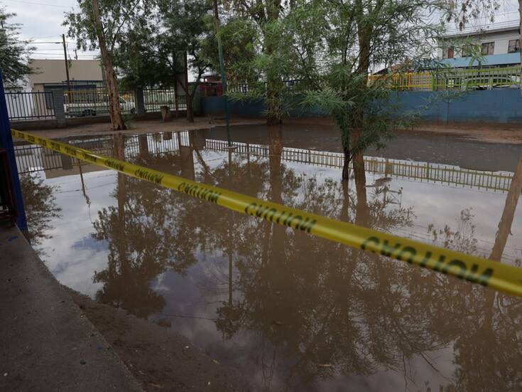 Lluvias provocan daños y ausentismo en escuelas