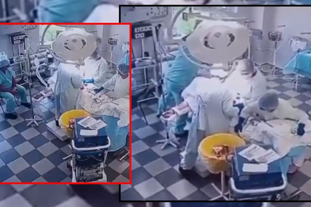 VIDEO: Cirujanos rusos no abandonaron el quirófano durante el terremoto de 8.8 en Rusia y salvaron la vida de un paciente