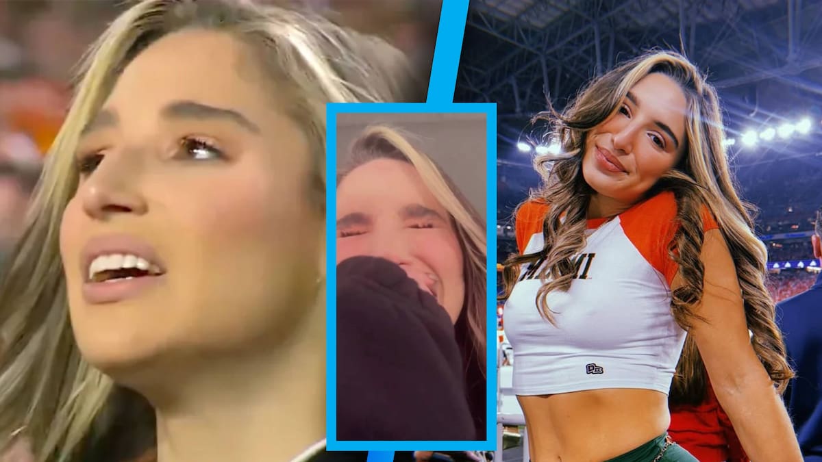 ¿Quién es Abella Danger, la aficionada viral que rompió en llanto luego de que los Miami Hurricanes perdieran la final del futbol colegial?