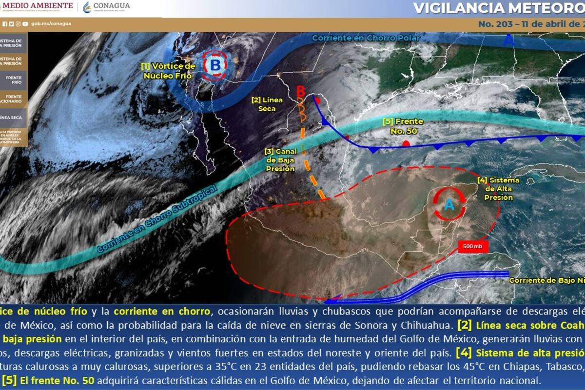 Clima: Lluvias y mucho calor en estas partes de México